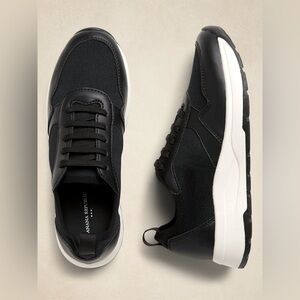 Banana Republic Black Knit Sneakers 8.5